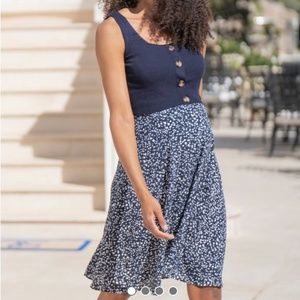 Seraphine maternity to nursing dress